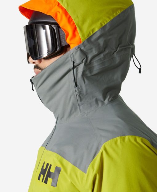 Snow Jackets | Men Helly Hansen Powdreamer 2.0 Jacket, Bright Moss 452 Bright Moss