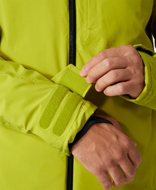 Snow Jackets | Men Helly Hansen Powdreamer 2.0 Jacket, Bright Moss 452 Bright Moss