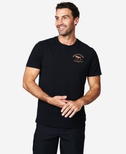 T-Shirts | Men Helly Hansen Raised By Mountains T-Shirt, Black 990 Black