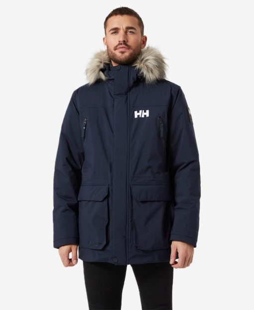 Parkas | Men Helly Hansen Reine Parka, Navy 597 Navy