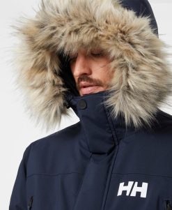 Parkas | Men Helly Hansen Reine Parka, Navy 597 Navy