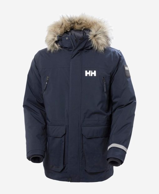 Parkas | Men Helly Hansen Reine Parka, Navy 597 Navy