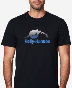 T-Shirts | Men Helly Hansen Rockies T-Shirt, Black 990 Black