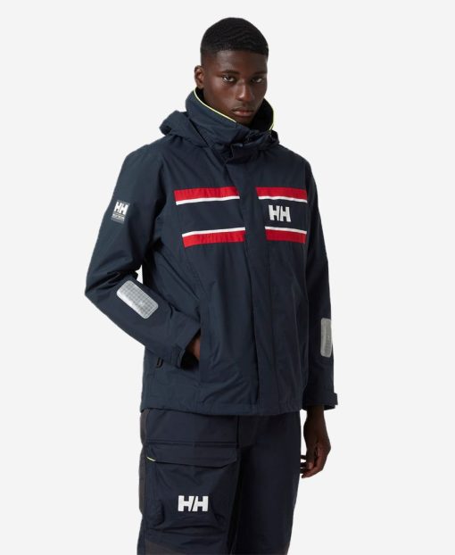 Sailing Jackets | Men Helly Hansen Saltholm Jacket, Navy 597 Navy