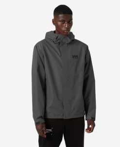 Rain Jackets | Men Helly Hansen Seven J Jacket, Ebony