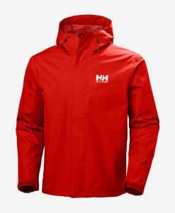 Urban Jackets | Men Helly Hansen Seven J Jacket, Alert Red 222 Alert Red