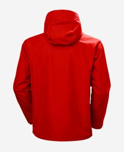 Rain Jackets | Men Helly Hansen Seven J Jacket, Alert Red 222 Alert Red