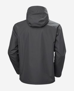 Rain Jackets | Men Helly Hansen Seven J Jacket, Charcoal 964 Charcoal