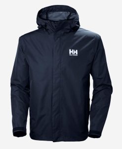 Rain Jackets | Men Helly Hansen Seven J Jacket, Navy 596 Navy