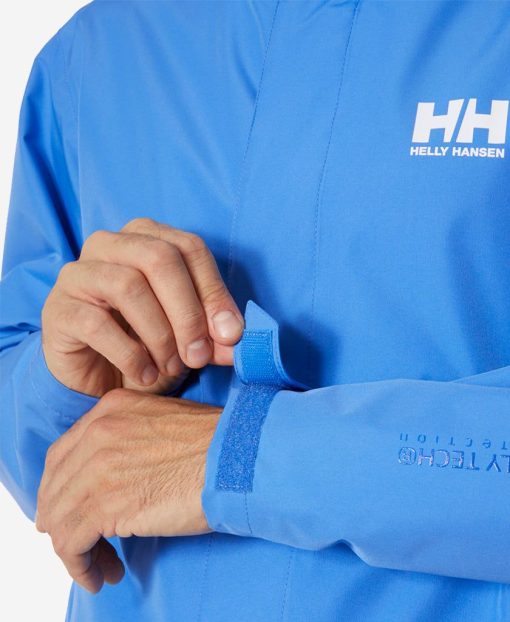 Rain Jackets | Men Helly Hansen Seven J Jacket, Ultra Blue 554 Ultra Blue