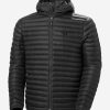 Puffy Jackets | Men Helly Hansen Sirdal Hooded Insulator Jacket, Black 990 Black