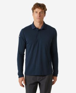 Polos | Men Helly Hansen Skagerrak Quickdry Rugger, 599 Navy