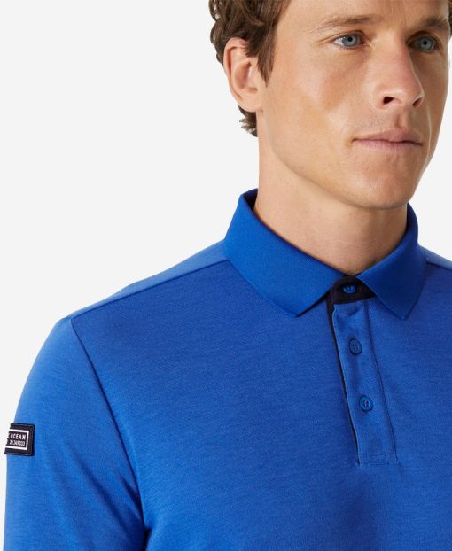 Polos | Men Helly Hansen Skagerrak Quickdry Rugger, Cobalt 2.0 543 Cobalt 2.0