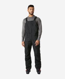 Snow Pants & Bibs | Men Helly Hansen Sogn Bib Cargo Pant, Black 990 Black