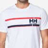 T-Shirts | Men Helly Hansen Start Line T-Shirt, White 001 White