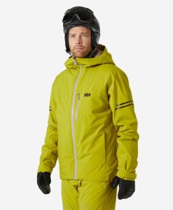 Snow Jackets | Men Helly Hansen Swift Team Jacket, Bright Moss 452 Bright Moss