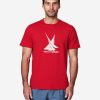 T-Shirts | Men Helly Hansen Twin Sail T-Shirt, Red 163 Red