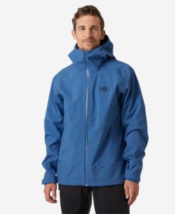 Rain Jackets | Men Helly Hansen Verglas 3L Shell Jacket, Azurite 636 Azurite