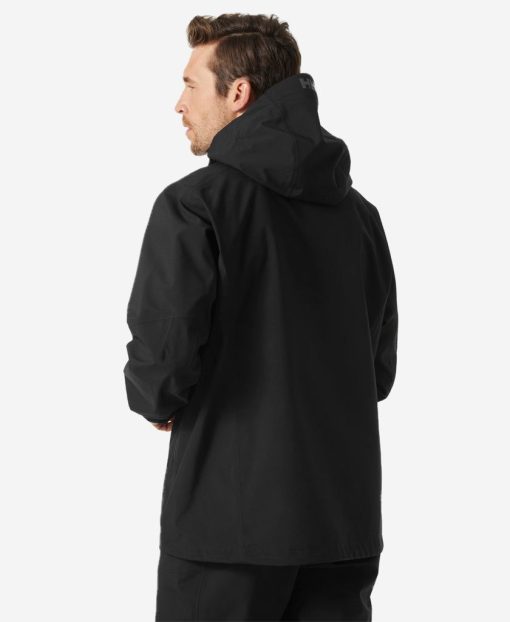 Rain Jackets | Men Helly Hansen Verglas 3L Shell Jacket, Black 990 Black