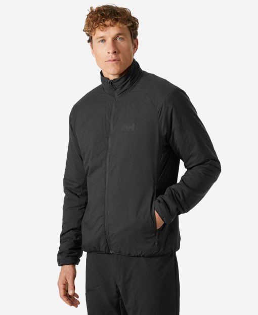 Insulated Midlayer Jackets | Men Helly Hansen Verglas Insulator Jacket, Black 990 Black