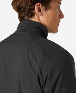 Insulated Midlayer Jackets | Men Helly Hansen Verglas Insulator Jacket, Black 990 Black