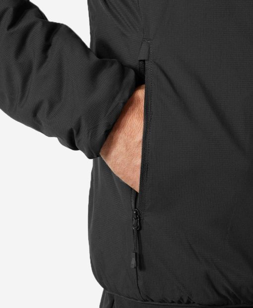 Insulated Midlayer Jackets | Men Helly Hansen Verglas Insulator Jacket, Black 990 Black