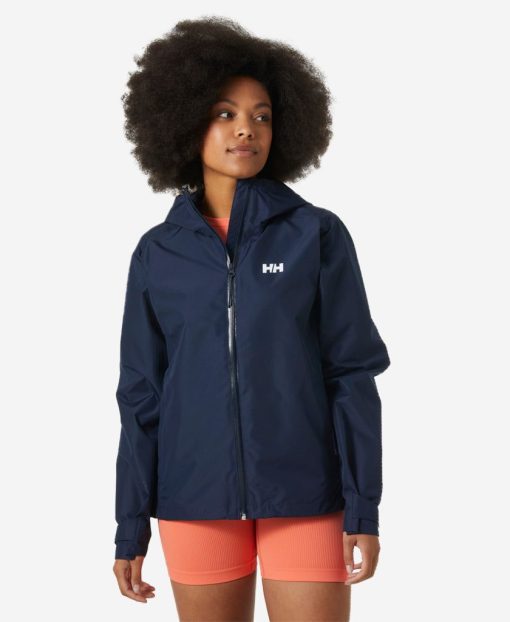 Shell Jackets | Women Helly Hansen W Active Ocean Bound Jacket, Navy 597 Navy