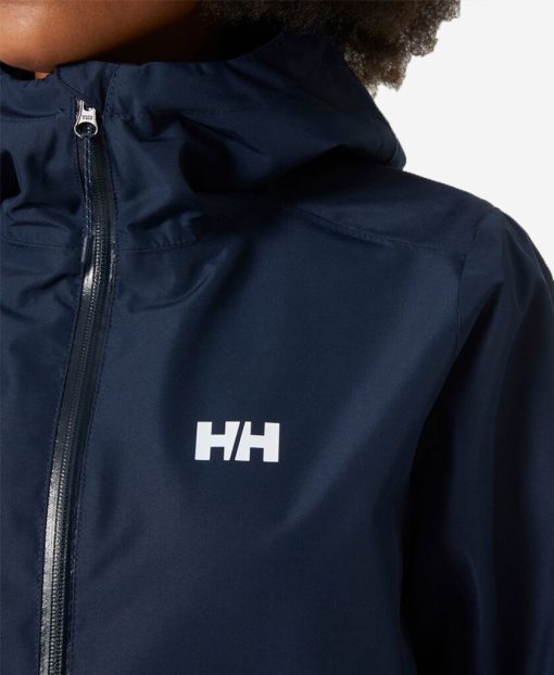 Shell Jackets | Women Helly Hansen W Active Ocean Bound Jacket, Navy 597 Navy