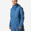 Shell Jackets | Women Helly Hansen W Aden Long Jacket, Azurite 636 Azurite