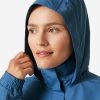 Shell Jackets | Women Helly Hansen W Aden Long Jacket, Azurite 636 Azurite