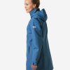 Shell Jackets | Women Helly Hansen W Aden Long Jacket, Azurite 636 Azurite