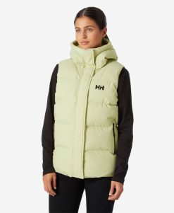 Vests | Women Helly Hansen W Adore Puffy Vest, Iced Matcha 498 Iced Matcha