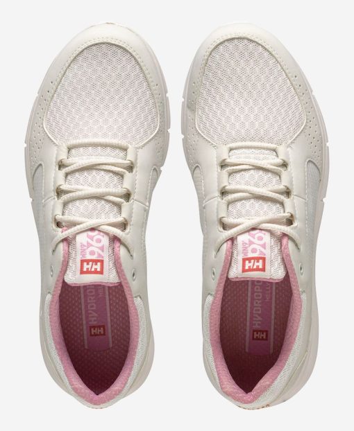 Sailing Footwear | Women Helly Hansen W Ahiga V4 Hydropower, Off White / Pink Sorbet 013 Off White / Pink Sorbet