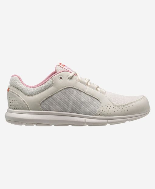 Sailing Footwear | Women Helly Hansen W Ahiga V4 Hydropower, Off White / Pink Sorbet 013 Off White / Pink Sorbet