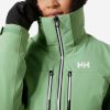 Snow Jackets | Women Helly Hansen W Alphelia Lifaloft Jacket, Jade 2.0 406 Jade 2.0