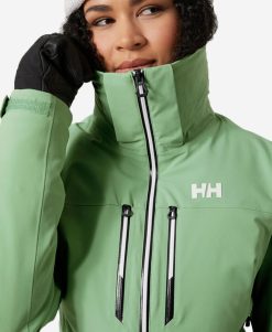 Snow Jackets | Women Helly Hansen W Alphelia Lifaloft Jacket, Jade 2.0 406 Jade 2.0