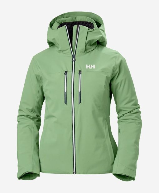 Snow Jackets | Women Helly Hansen W Alphelia Lifaloft Jacket, Jade 2.0 406 Jade 2.0