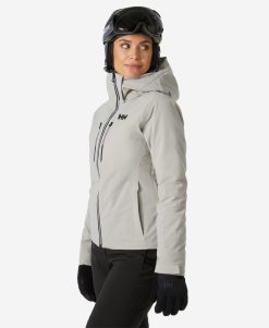 Snow Jackets | Women Helly Hansen W Alphelia Lifaloft Jacket, Mellow Grey 917 Mellow Grey