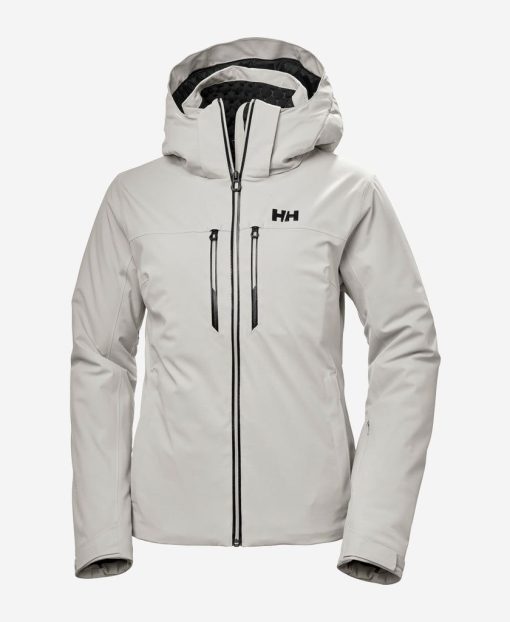 Snow Jackets | Women Helly Hansen W Alphelia Lifaloft Jacket, Mellow Grey 917 Mellow Grey