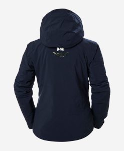 Snow Jackets | Women Helly Hansen W Alphelia Lifaloft Jacket, Navy 599 Navy