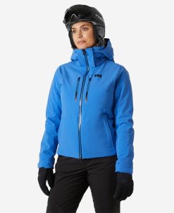 Snow Jackets | Women Helly Hansen W Alphelia Lifaloft Jacket, Ultra Blue 554 Ultra Blue