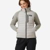 Insulated Midlayer Jackets | Women Helly Hansen W Arctic Ocean Hybrid Ins, Mellow Grey 917 Mellow Grey