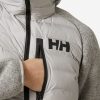 Insulated Midlayer Jackets | Women Helly Hansen W Arctic Ocean Hybrid Ins, Mellow Grey 917 Mellow Grey