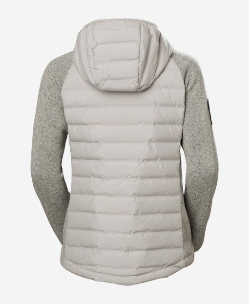 Insulated Midlayer Jackets | Women Helly Hansen W Arctic Ocean Hybrid Ins, Mellow Grey 917 Mellow Grey