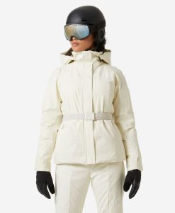 Snow Jackets | Women Helly Hansen W Cortina Insulated Jacket, Snow 047 Snow