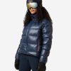 Snow Jackets | Women Helly Hansen W Courchevel Puffy Jacket, Navy 597 Navy