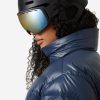 Snow Jackets | Women Helly Hansen W Courchevel Puffy Jacket, Navy 597 Navy