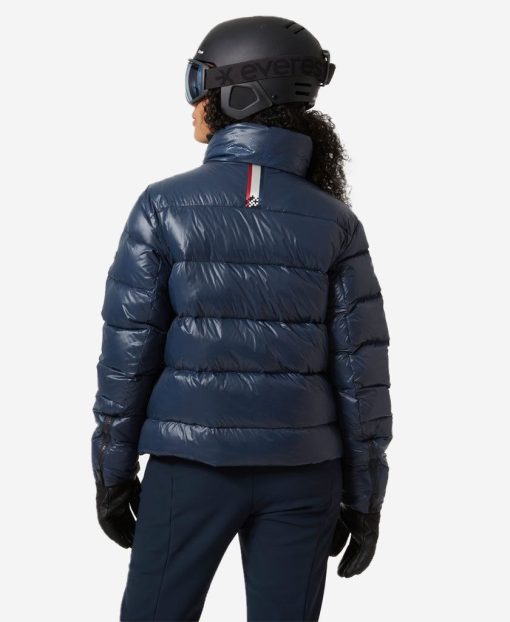 Snow Jackets | Women Helly Hansen W Courchevel Puffy Jacket, Navy 597 Navy