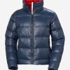 Snow Jackets | Women Helly Hansen W Courchevel Puffy Jacket, Navy 597 Navy