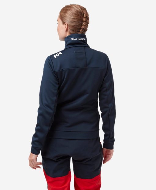 Sailing Jackets | Women Helly Hansen W Crew Fleece Jacket, Navy 597 Navy